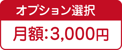 オプション家具3,000円